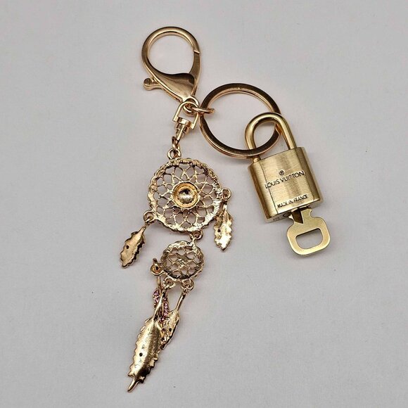 Authentic Louis Vuitton Lock & Key with unbranded Bagcharm, Keycharm, Keychain - Picture 7 of 7
